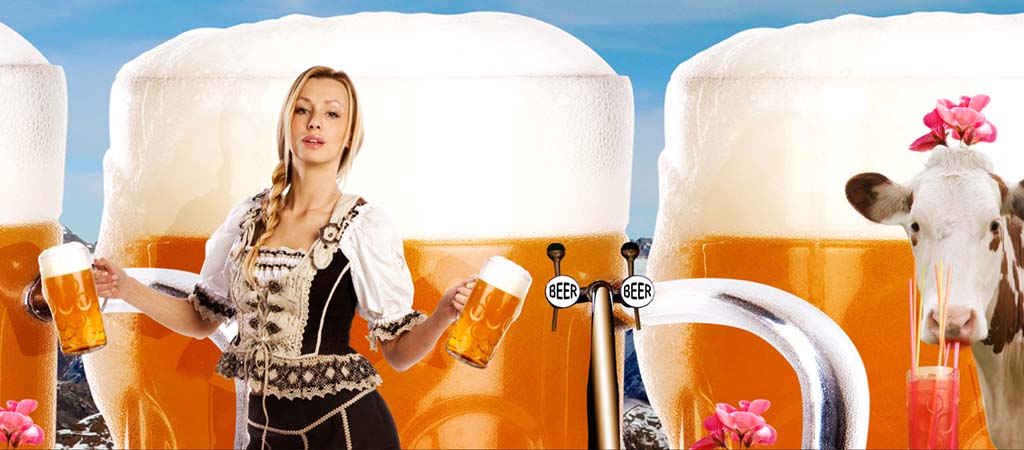 Bieretiketten, Bierdeckel und Bierkrug mit eigenem Foto und Namen gestalten und bedrucken