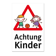 1046_Blechschild | Warnschild Achtung Kinder