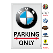 1048_Blechschild | Parplatzschild Parking only forâ€¦