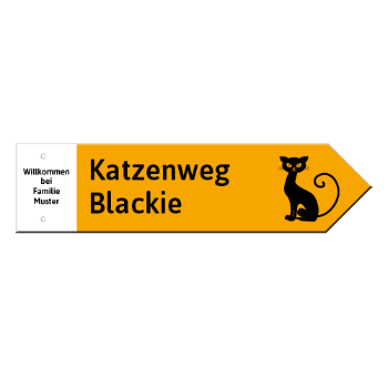 Wanderwegweiser ⭐ für Katzenliebhaber ⭐ personalisierbar