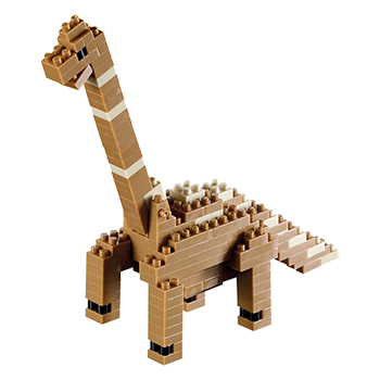 BRIXIES Brachiosaurus, 138 Bausteine, Level 2