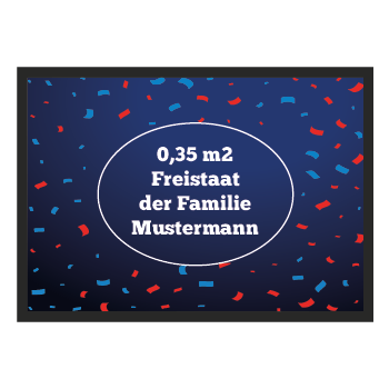 Fussmatte 1004 | 0,35m2 Freistaat