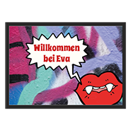 Fussmatte 1068 | Willkommen bei Eva