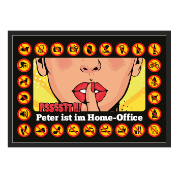 Fussmatte 1083 | Psssstt - Home-Office