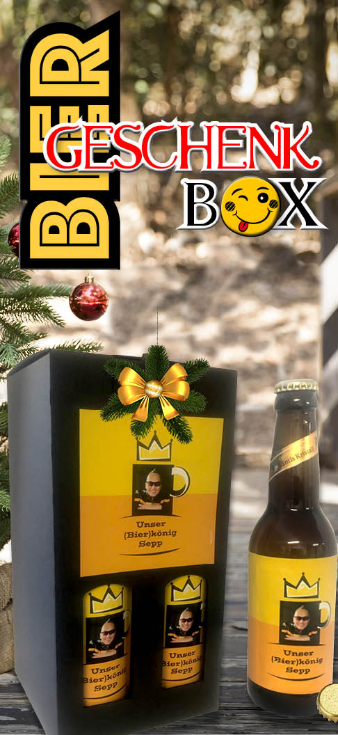 Bier-Geschenk-Box als Weihnachtsgeschenk für alle Bierliebhaber
