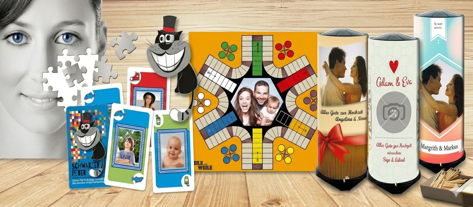Personalisierbare Geschenke für Spiel und Spass online bestellen