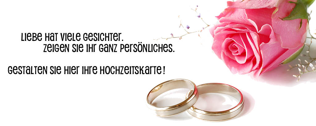 Hochzeitskarten online gestalten und bestellen