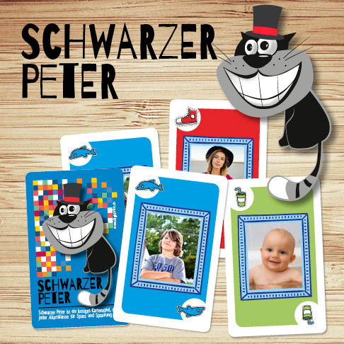 Schwarzer Peter mit eigenen Fotos - der Spass für Jung und Alt