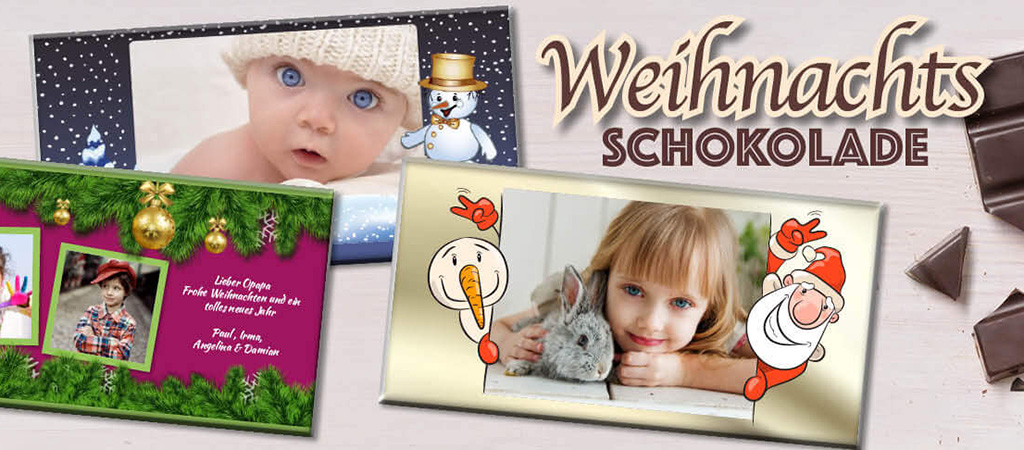 Personalisierte Schokolade von Lindt mit Foto und Sprüchen bedrucken