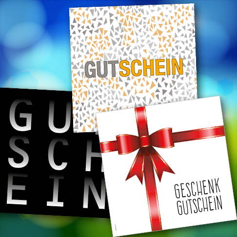 Gutscheine, Geschenkgutscheine preisgünstig online bestellen