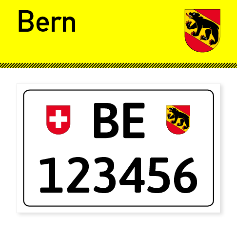 Schlüsselanhänger mit Kennzeichen von Bern