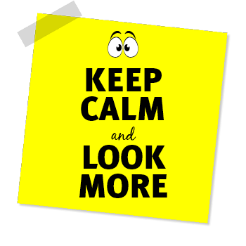 Keep Calm and look more - viele weitere Fussmatten-Vorlagen