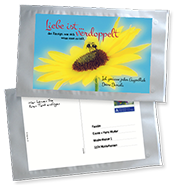 1007_Tee-Postkarte | Liebe verdoppelt...