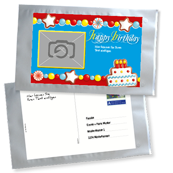 1028_Tee-Postkarte | Happy Birthday