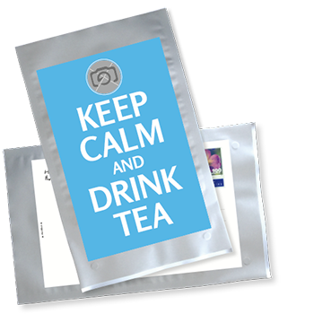 1034_Tee-Postkarte | Keep calm and drink tea - mit eigenem Foto