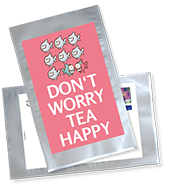1036_Tee-Postkarte | Don't worry tea happy