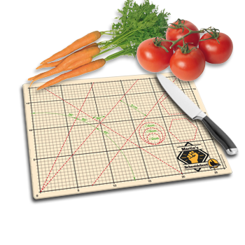 Schneidebrett für Massarbeit in der Küche