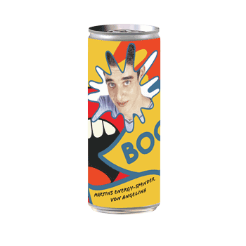 Kraftspendender Energy-Drink Pop-Art