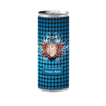 Kraftspendender Energy-Drink Blue-Label