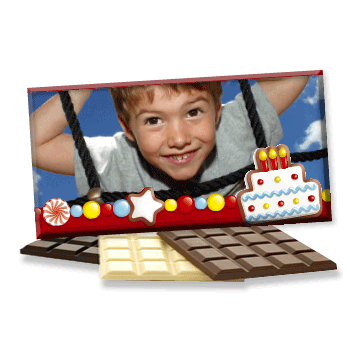 Foto-Schokolade 1003 | Geburtstagstorte