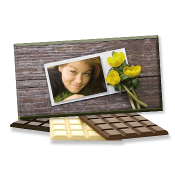 Muttertags-Schokolade - Osterblume
