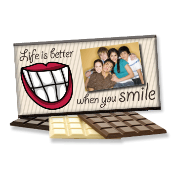 Foto-Schokolade 1105 | Life is better when you smile