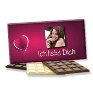 Valentinstag Foto-Schokolade 1110 | Ein Herz für Dich