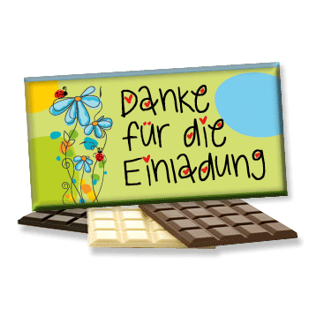 Foto Schokolade 1113 Danke Fur Die Einladung