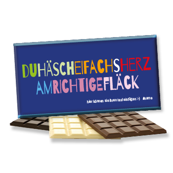 MundArt Foto-Schokolade 1122 | duhäscheifachsherzamrichtigefläck...