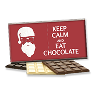 Weihnachts Foto-Schokolade 1140 | Keep Calm and eat Chocolate