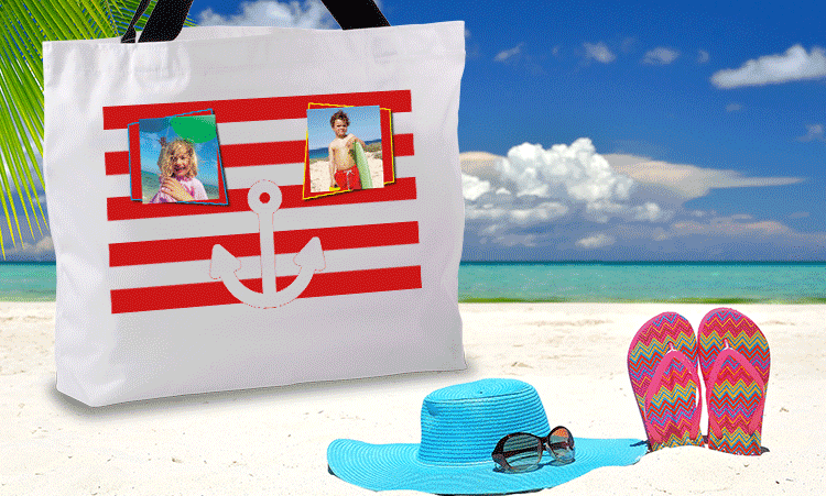 Strandtasche mit eigenem Foto Strandtasche mit eigenem Foto