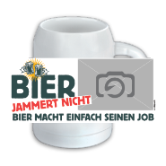 Sprüche-Bierkrug 1039 | Bier jammert nicht - Bier macht einfach seinen Job!