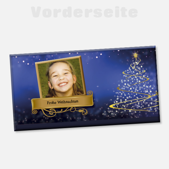 Weihnachts-Foto-Schokolade 1015 | Weihnachtsbaum