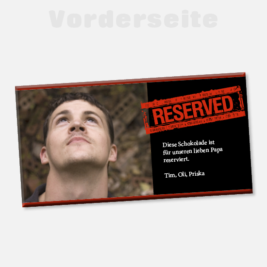 Foto-Schokolade 1024 | Reserviert