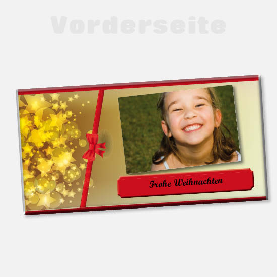 Weihnachts-Foto-Schokolade 1040 | Sternenmeer