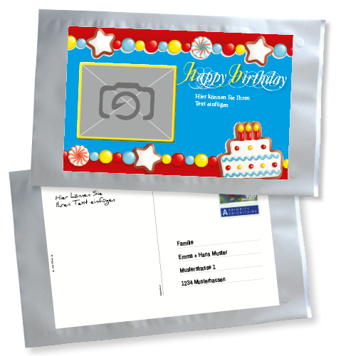 1028_Tee-Postkarte | Happy Birthday