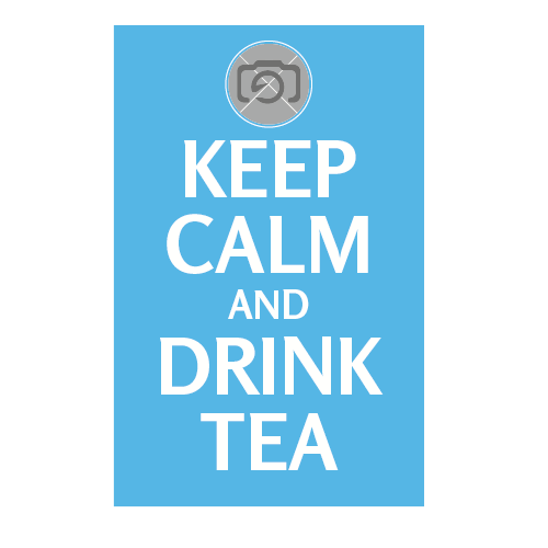 1034_Tee-Postkarte | Keep calm and drink tea - mit eigenem Foto