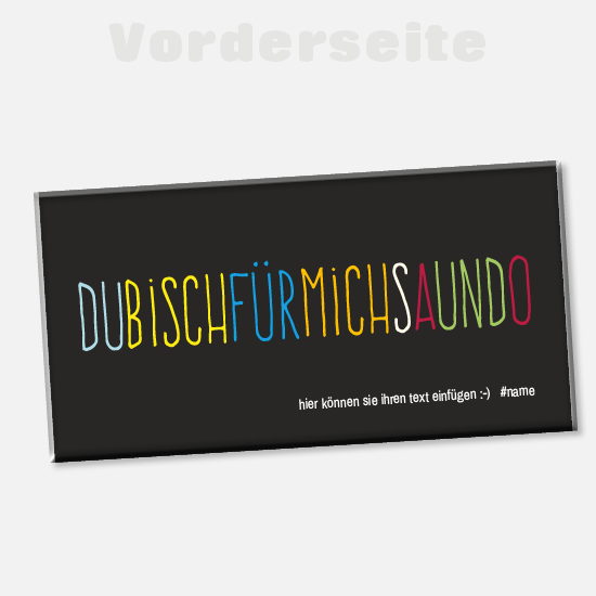 MundArt Foto-Schokolade 1125 | dubischfürmichsaundo