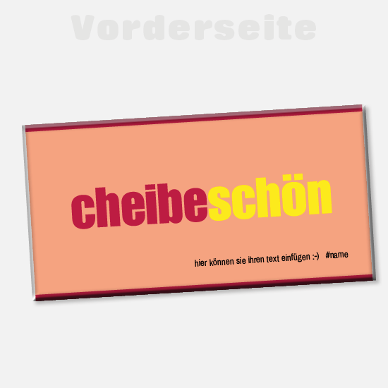 MundArt Foto-Schokolade 1126 | cheibeschön