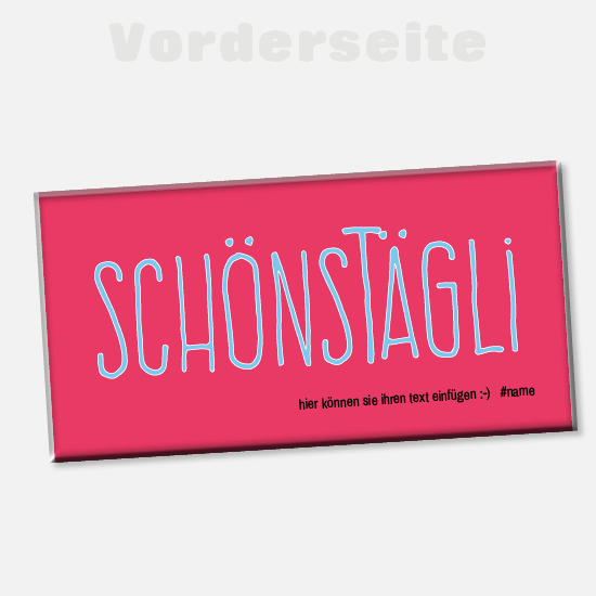 MundArt Foto-Schokolade 1127 | schönstägli