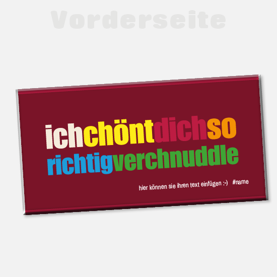 MundArt Foto-Schokolade 1130 | ichchöntdichsorichtigverchnuddle