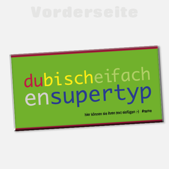 MundArt Foto-Schokolade 1131 | dubischeifachensupertyp