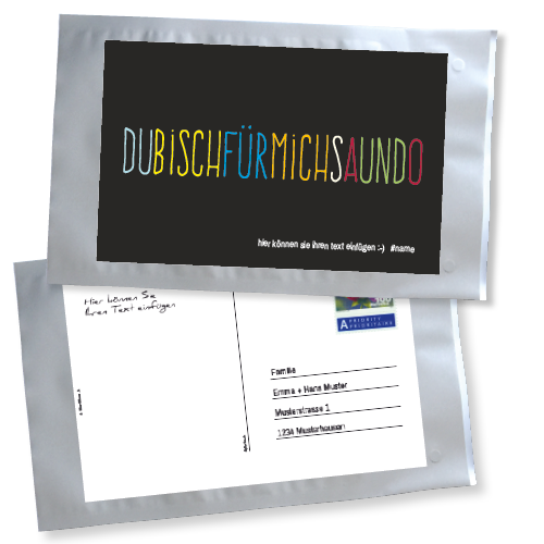 1049_Tee-Postkarte | dubischfürmichsaundo