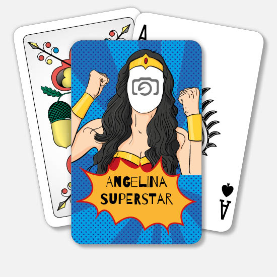 Jasskarten/Pokerkarten 1099 | Powerfrau