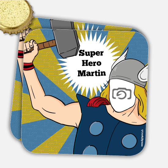 Bierdeckel 1189 | Superhero