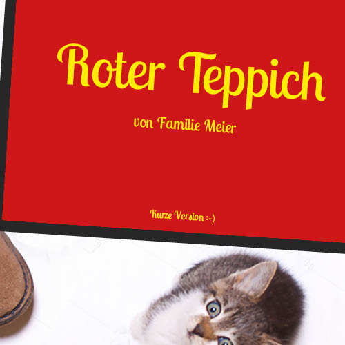 Fussmatte 1002 | roter Teppich