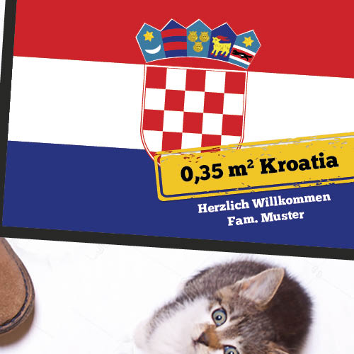 Fussmatte 1015 | Wappen Kroatien