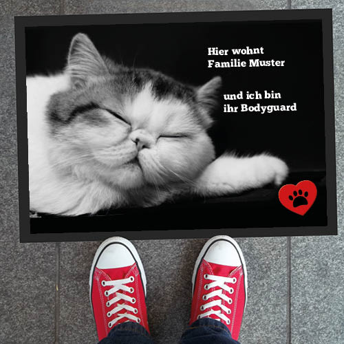 Fussmatte 1019 | Bodyguard Katze