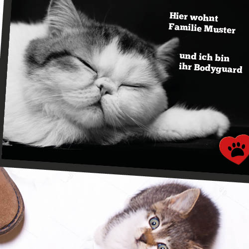 Fussmatte 1019 | Bodyguard Katze