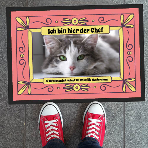 Fussmatte 1029 | Hier bin ich der Chef